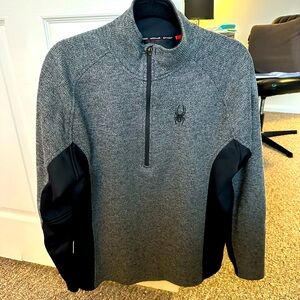 Spyder grey and black pullover. Men’s. Size L